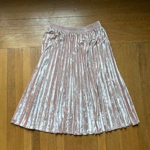 Velvet Inspired Pink Skirt